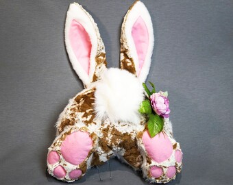 Easter Decoration, Bunny Butt and Ears, Wreath  Attachment, Bunny Butt, Spring rabbit