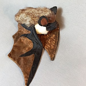 Bat plush, Bicolor Kozhan, Realistic bat