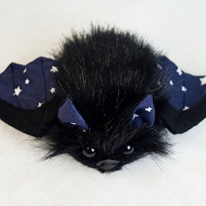 Peluche chauve-souris, chauve-souris noire mignonne, jouet d'Halloween Amoureux des chauves-souris