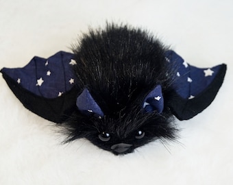 Bat plush, Cute Black bat, Halloween toy Bat lovers
