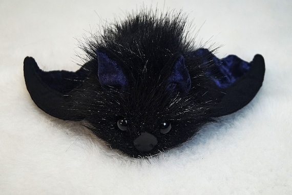 Chauve Souris Peluche Chauve Souris Noire Jouets Fur Animaux Etsy