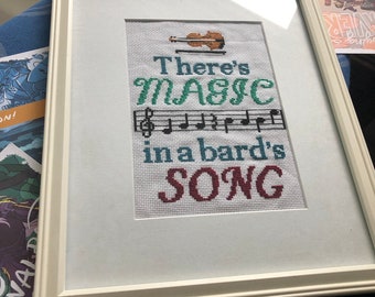 Adventure Zone McElroy Johann Bard Quote Cross Stitch Pattern - Instant Download