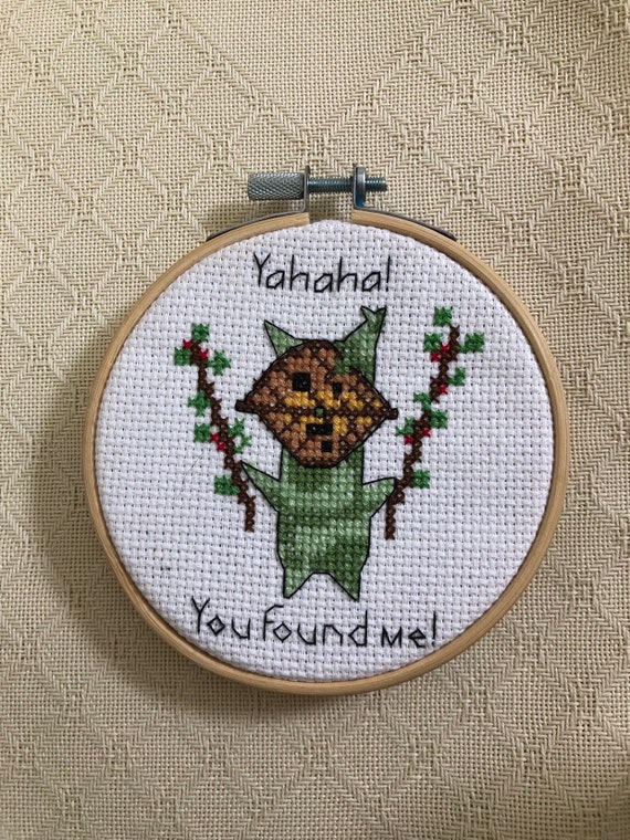 Legend of Zelda Breath of the Wild Korok Cross Stitch Pattern PDF Instant Download Etsy Canada