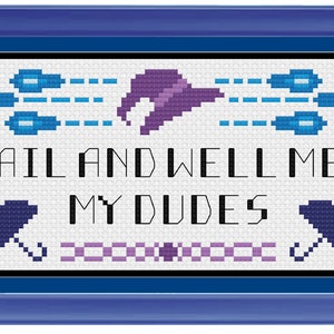 Adventure Zone McElroy Taako quote cross stitch pattern - PDF instant download