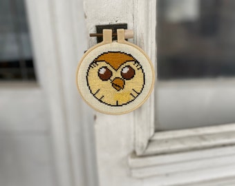 The Owl House Hooty Owl Cross Stitch Pattern - PDF Instant Download