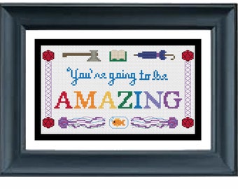 Adventure Zone McElroy Istus Quote Cross Stitch Pattern - Instant Download
