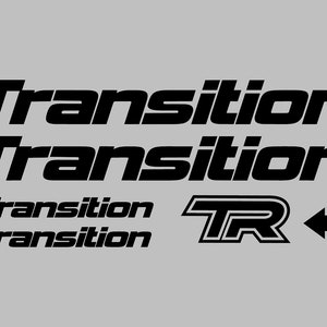 Custom Transition Bikes Frame Decals Stickers. Made from high quality vinyl. Lots of colors. USA seller!