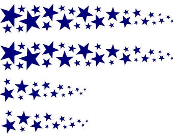 Star Bike Frame Decal Sticker Accent Kit. For Mountain, Road, CX, and BMX Bikes. Lots of colors!