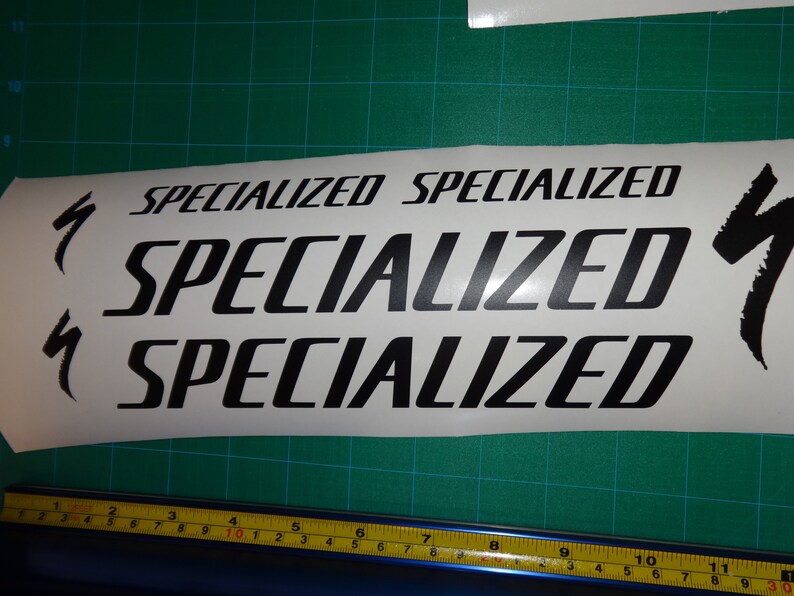 Custom Made Specialized Style Bike Frame Decals Stickers. Made Etsy