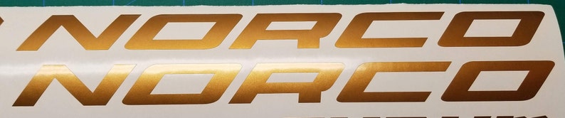 norco bike decals