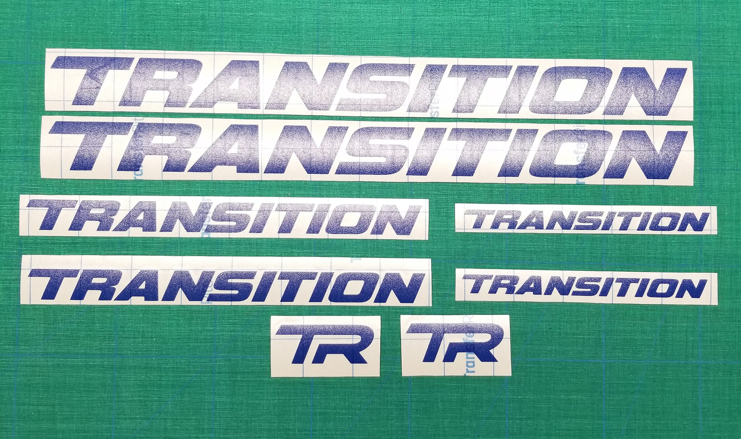 Custom Made Transition Bike Frame Decals Stickers. Made From High ...