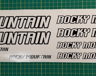 Autocollant Moto Rocky Mountain Vinyl Decal Stickers Bike Set