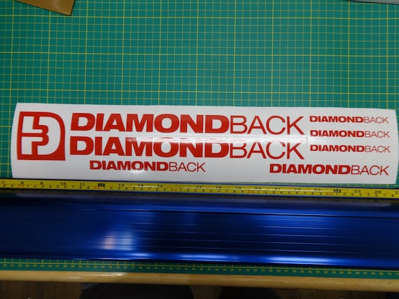 DIAMONDBACK Mountain Bicycle Frame Decal Stickers Graphic Adhesive Vinyl Green 