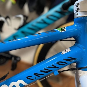 canyon bike frame decals