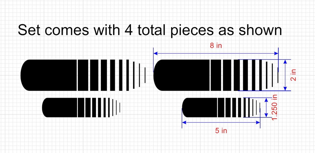 Bike Frame Decal Sticker Accent Kit. Made for Mountain Road Etsy