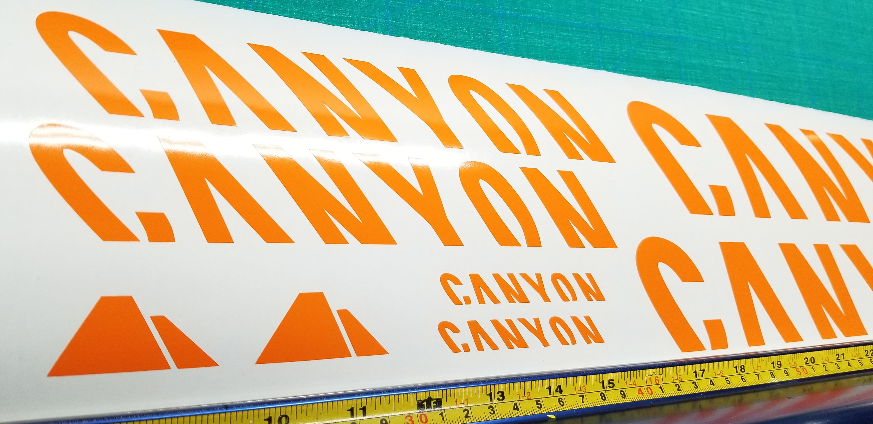Custom Canyon Bikes Frame Decals Stickers. Made From High Quality