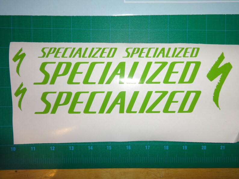 Custom Made Specialized Style Bike Frame Decals Stickers. Made Etsy