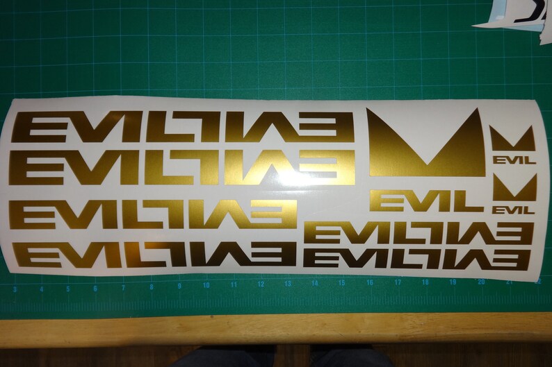evil bike decals