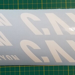 Canyon Bikes Frame Decal/Sticker Set - Choose Your Color, Made In USA, Vinyl