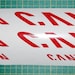 canyon bike frame decals