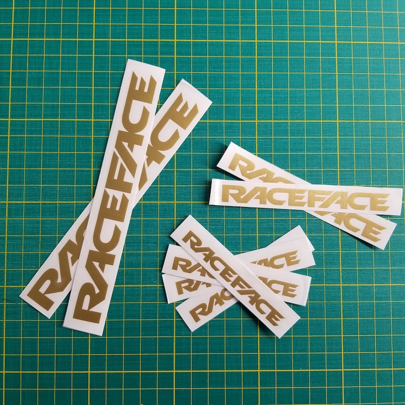 Race Face Logo Decals Stickers. Frame Fork Shock Wheels. Lots Etsy