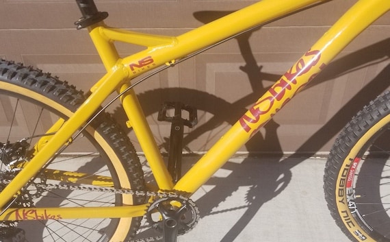 Custom Made NS Bikes Style Bike Frame Decals Stickers. Made From