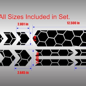 Honeycomb Design Bike Frame Accent Kit Decals Stickers. AM Style. For Mountain, Road, CX, and BMX Bikes. Lots of colors!