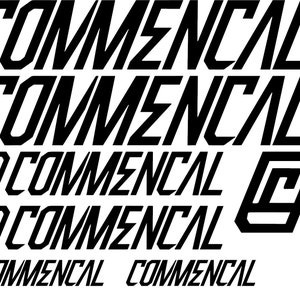 Custom Made Commencal Style Bike Frame Decals Stickers. Made from high quality vinyl. Lots of colors. USA seller!