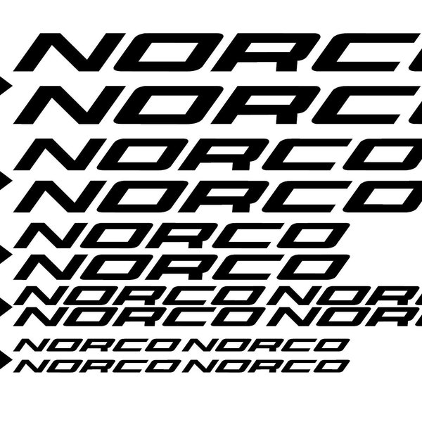 norco bike stickers