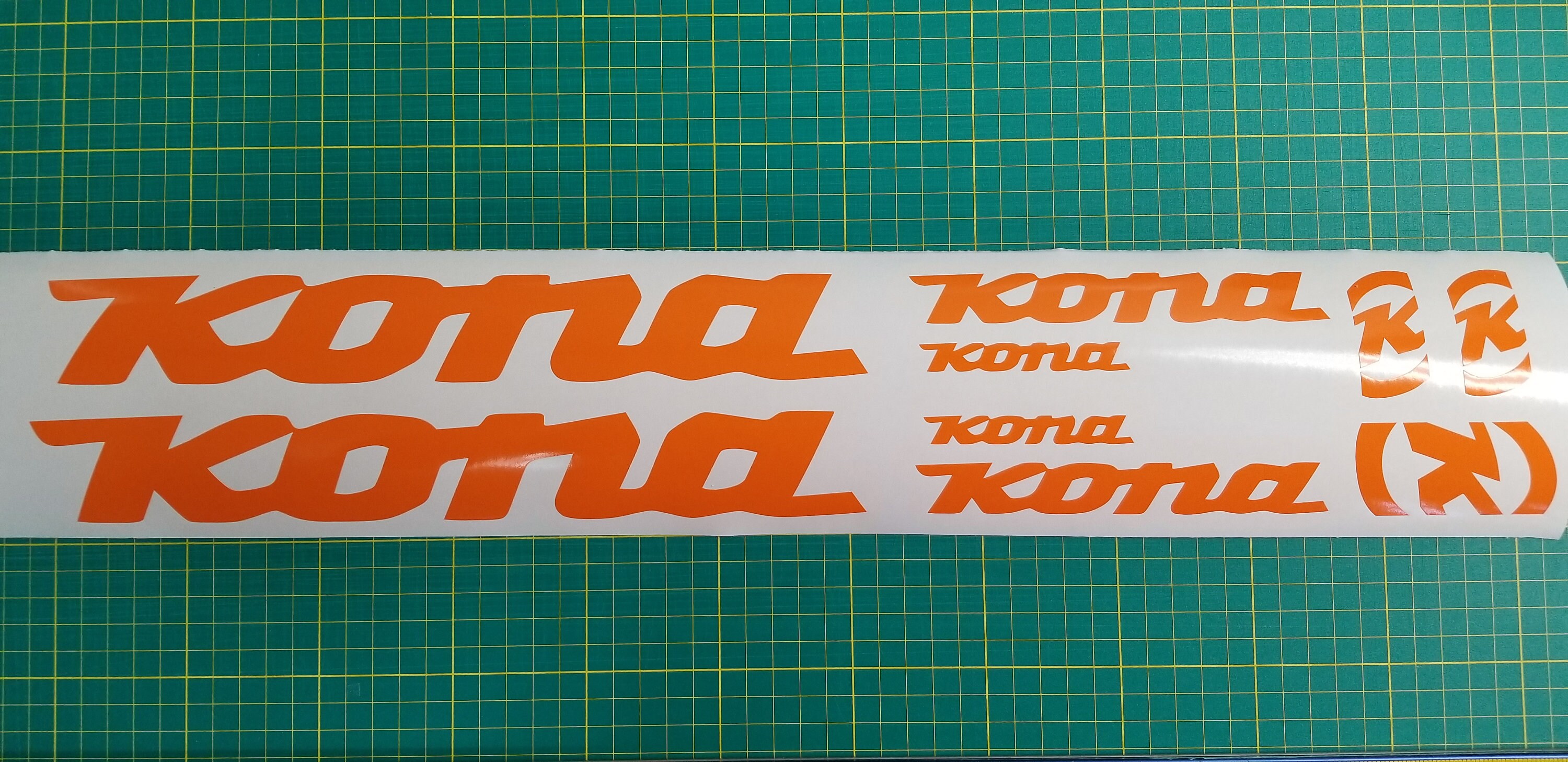 Custom Kona Bikes Frame Decals Stickers. Made From High Etsy