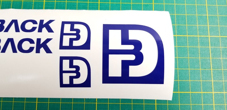 Custom Made Diamondback Style Bike Frame Decals Stickers. Made From ...