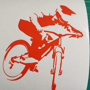 downhill bike stickers