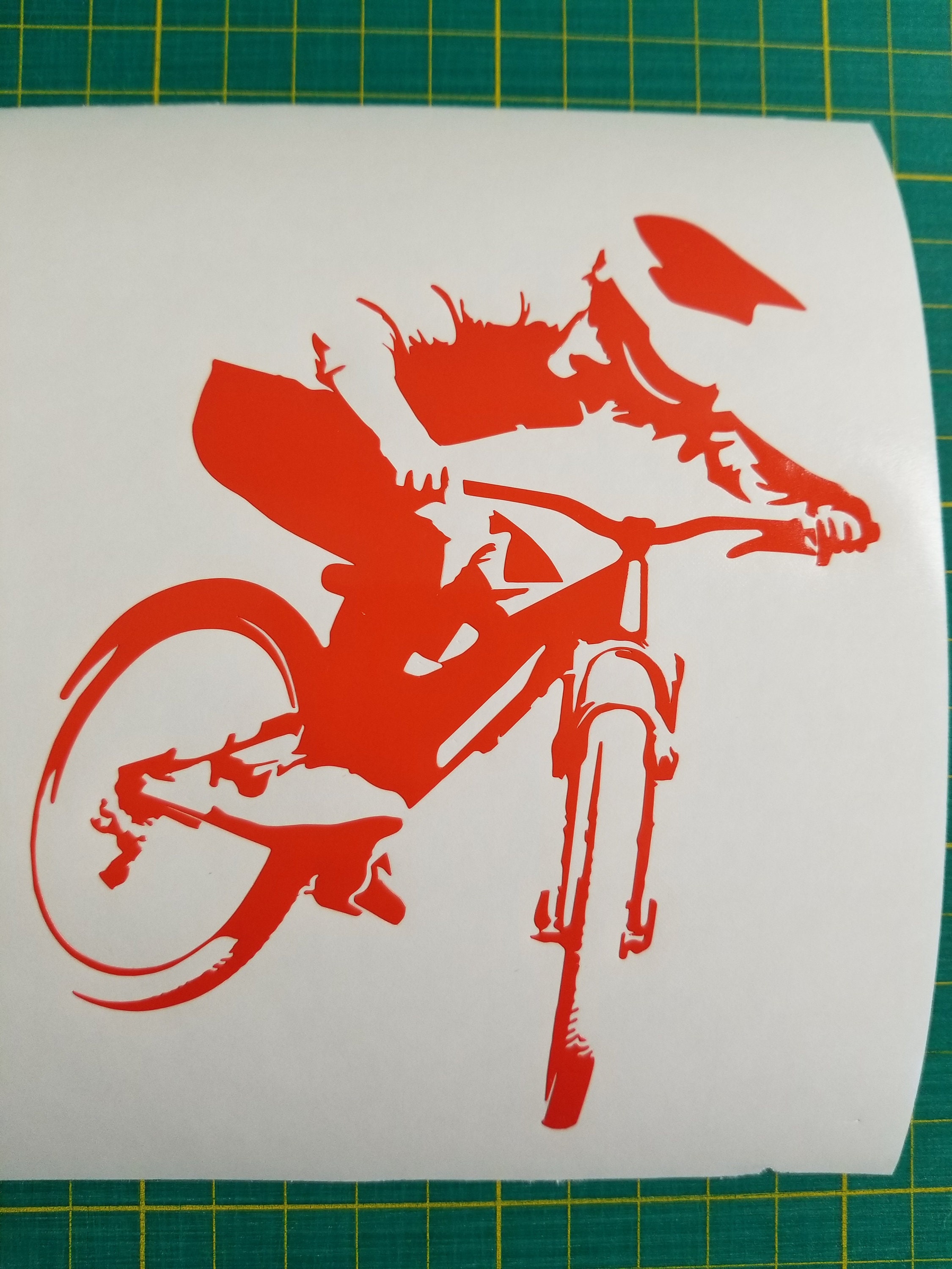 downhill bike stickers