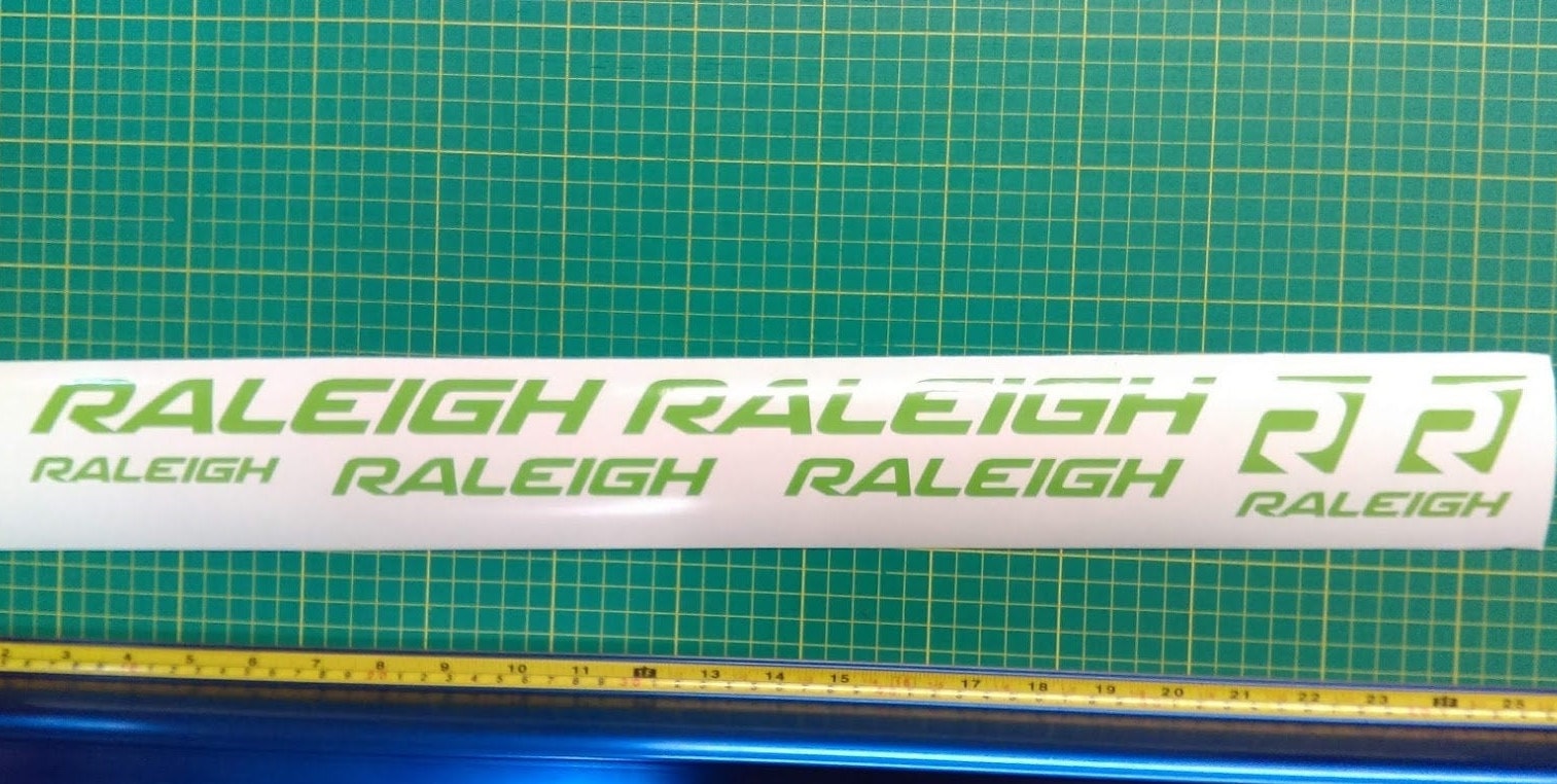Raleigh bike decals 2025