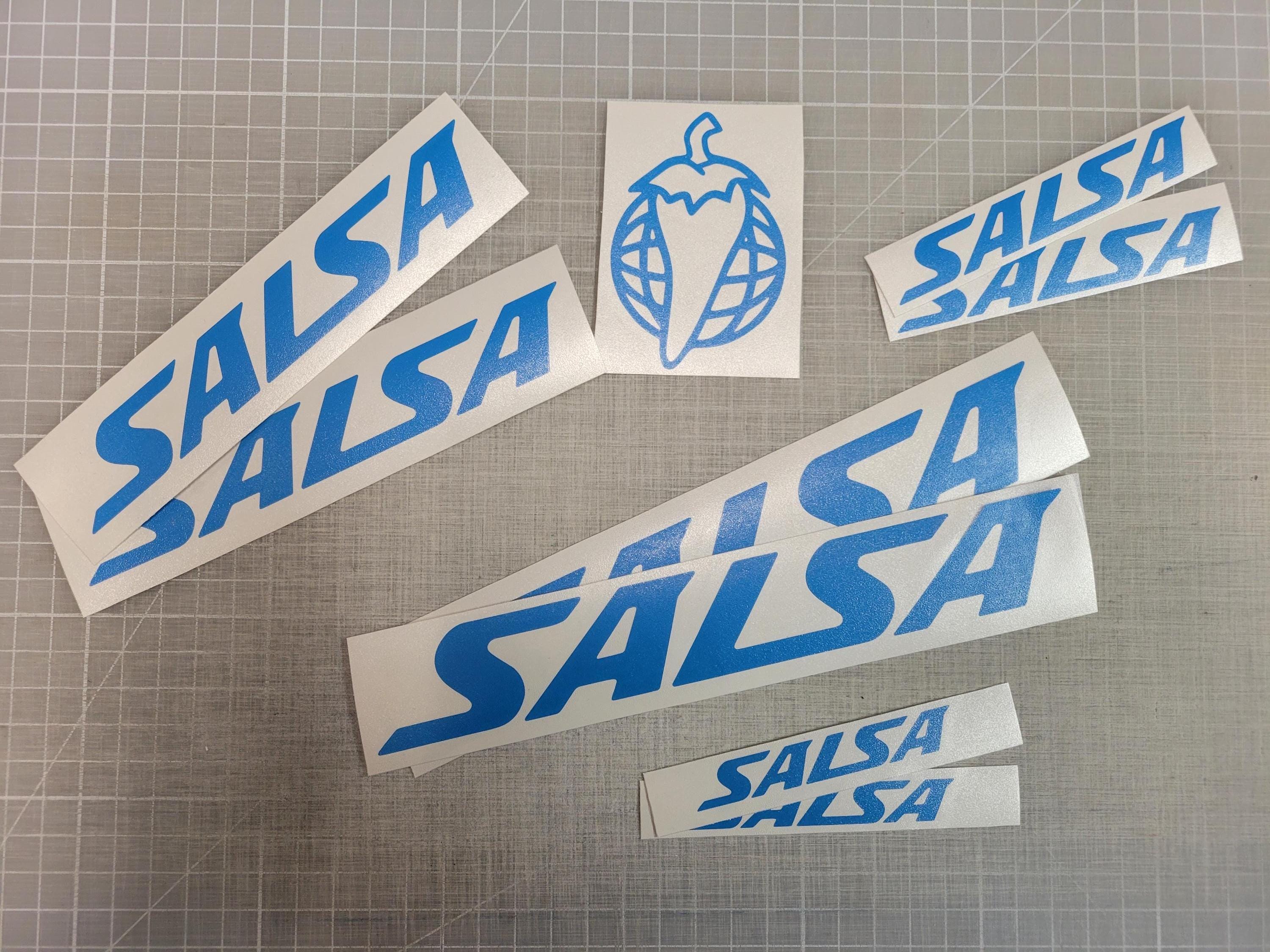 Custom Made Salsa Frame Decals Stickers. Die-cut From High Quality ...