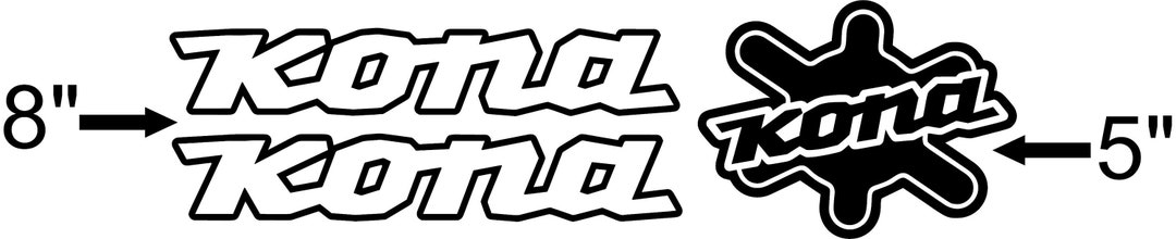 kona bike stickers