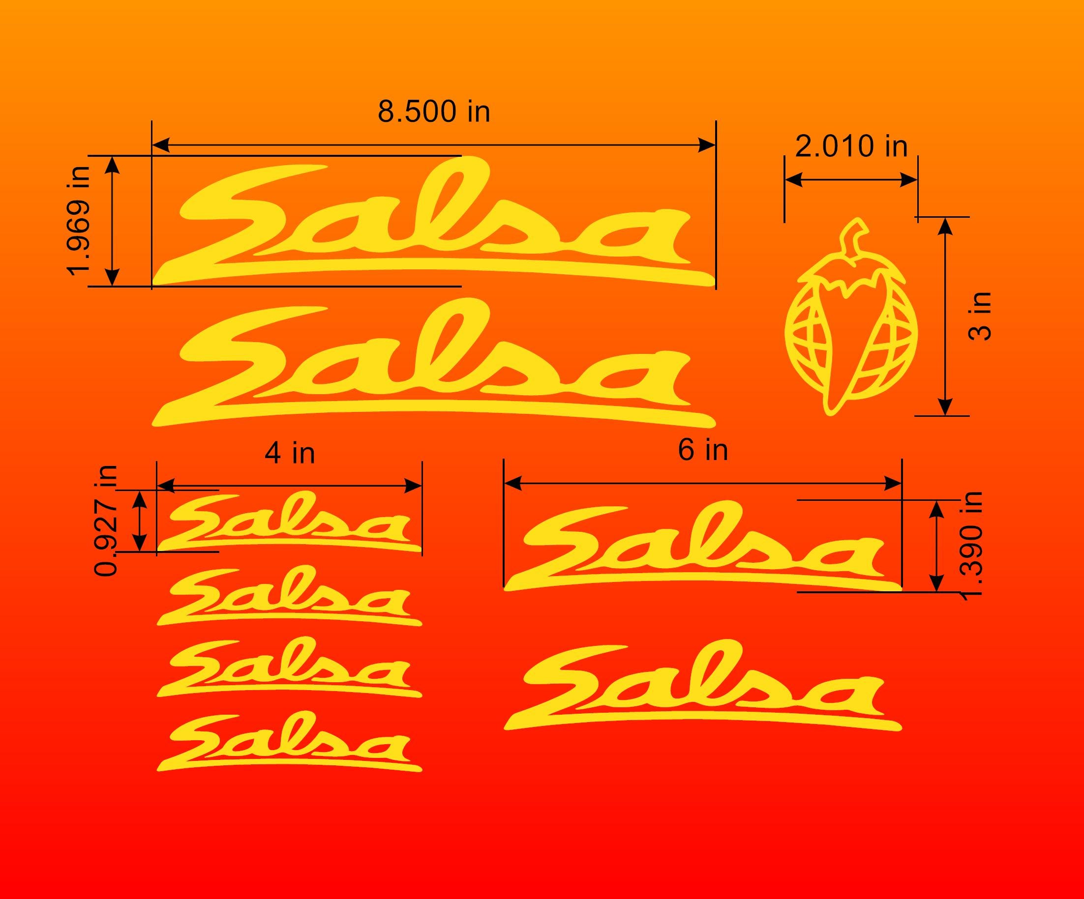 Salsa Bike Decal