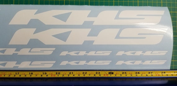 Custom Made KHS Style Bike Frame Decals Stickers. Made From High Quality Vinyl. Lots of Colors. USA Seller Etsy Australia