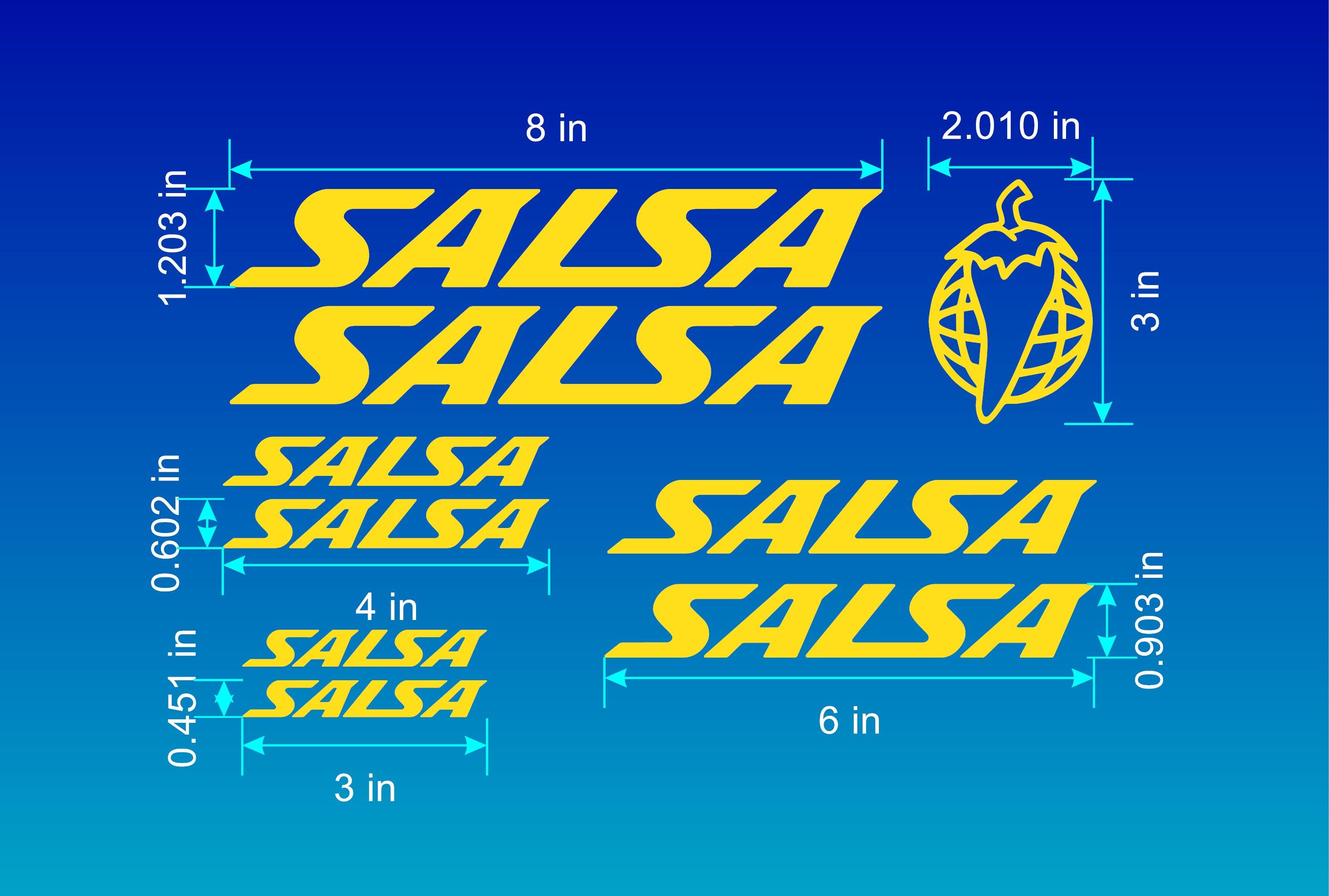 Salsa Bike Decal