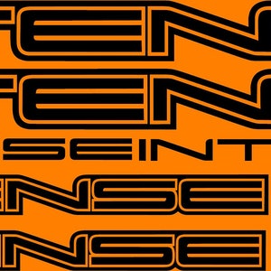 Custom Made Intense Style Bike Frame Decals Stickers. Made from high quality vinyl. Lots of colors. USA seller!