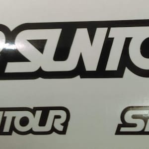 SR Suntour Logo Decals Stickers. Frame Fork Shock Wheels. Lots of ...