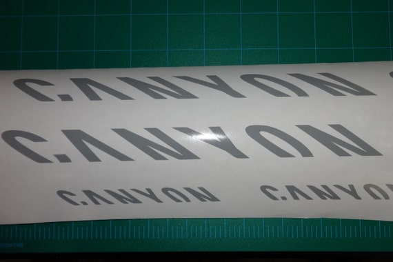 Custom Canyon Bikes Frame Decals Stickers. Made From High Quality