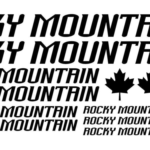 Rocky Mountain Decals Etsy