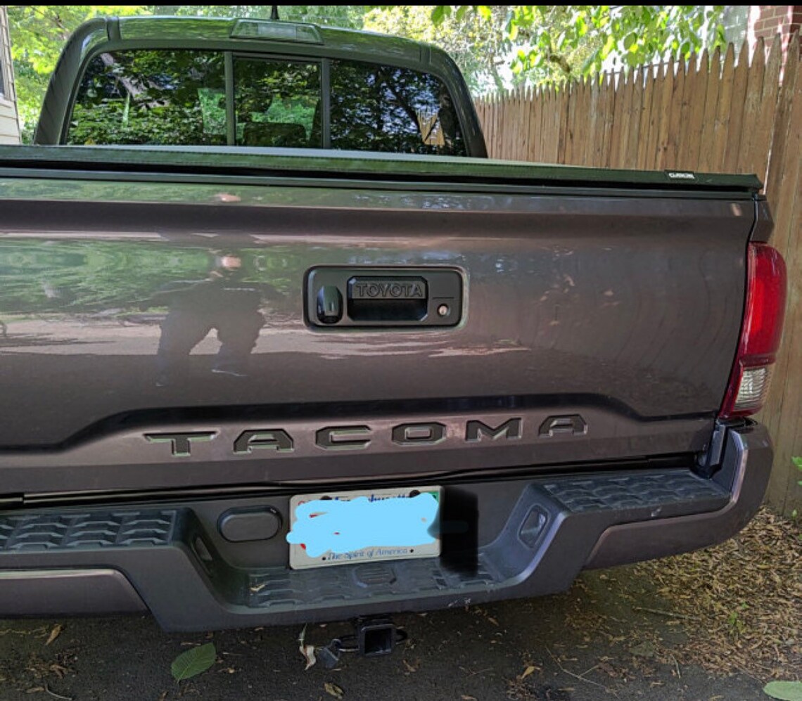 20162021 Toyota Tailgate Decal Word Insert Etsy