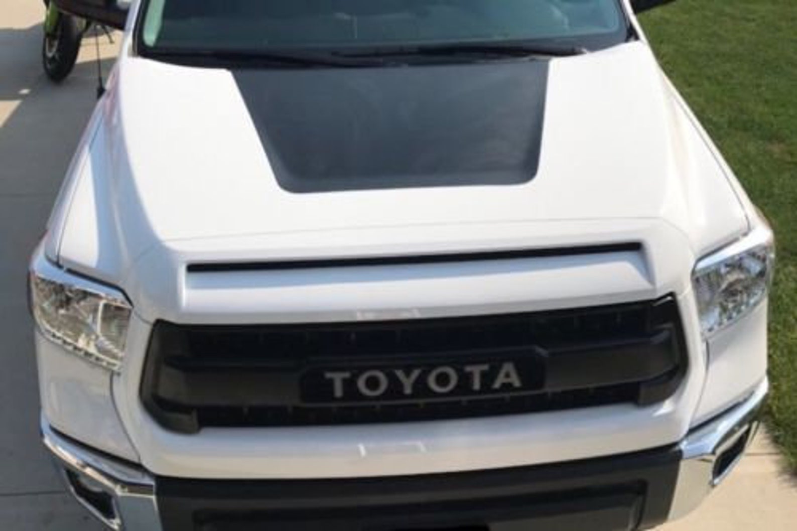 MATTE BLACK 2014-2021 3rd Generation Toyota Tundra Hood | Etsy