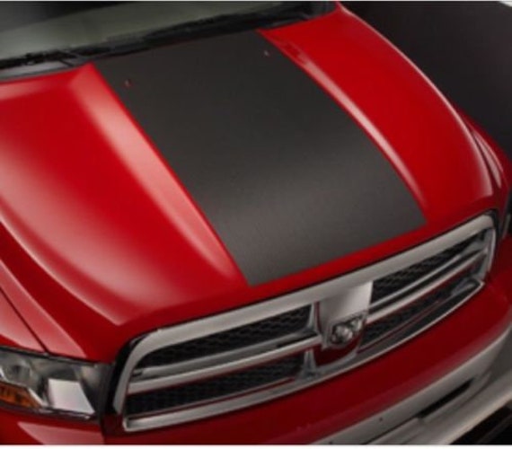 2009 2019 Dodge Ram Hemi Blackout Hood Decal Graphic Matte Etsy