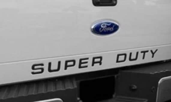 2017 Ford F250 F350 Super Duty TAILGATE Letters Inserts Decals Stickers Inlays