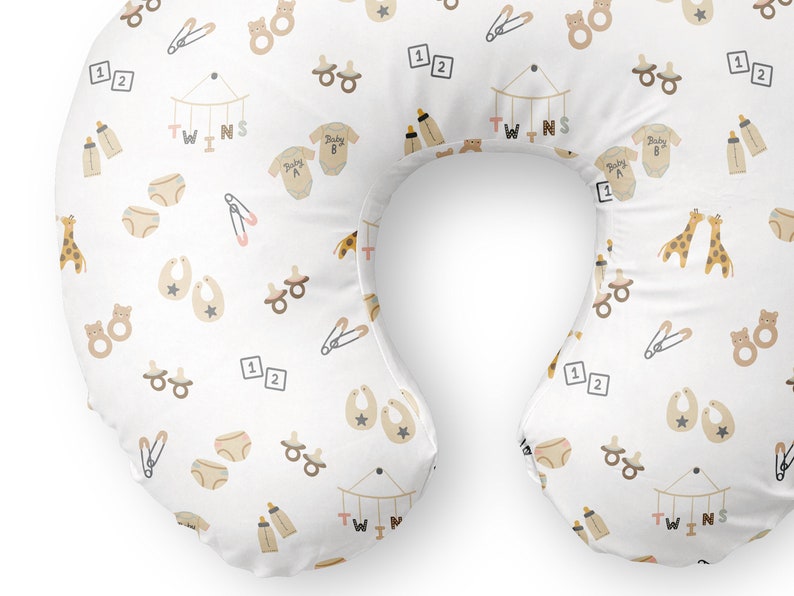 Twoborn™ Twins Nursing & Propping Pillow Cover Twin Things Etsy
