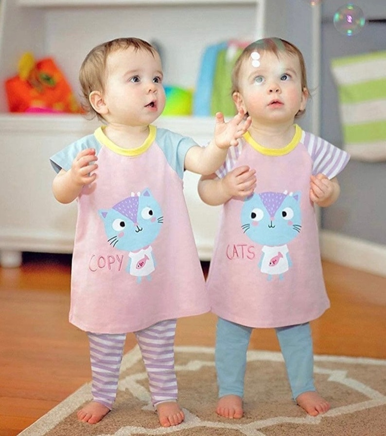 Twin Outfits 36 Months , Twin Girl Clothes, Copy Cats, Twin Girl