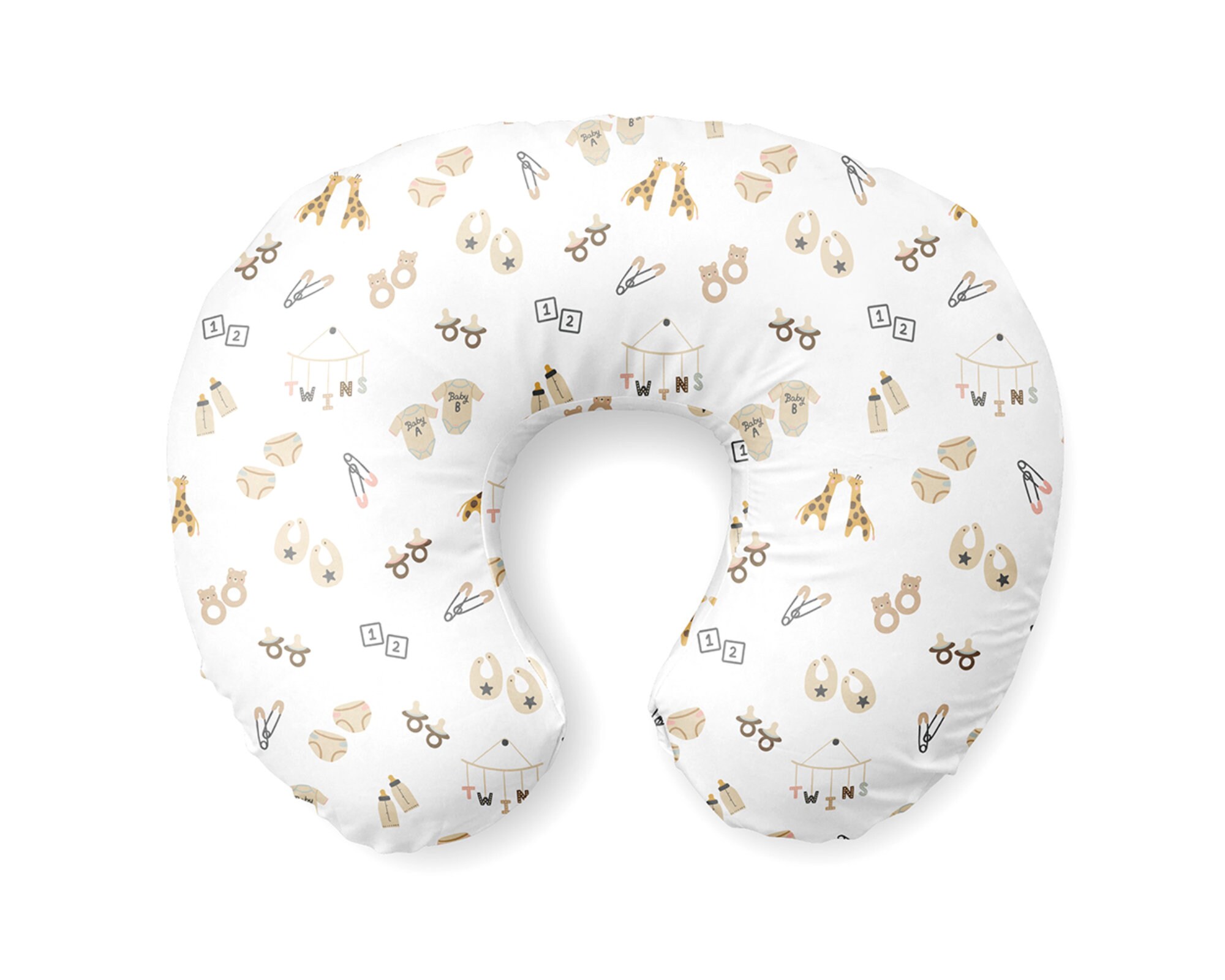 Twoborn™ Twins Nursing & Propping Pillow Cover Twin Things Etsy